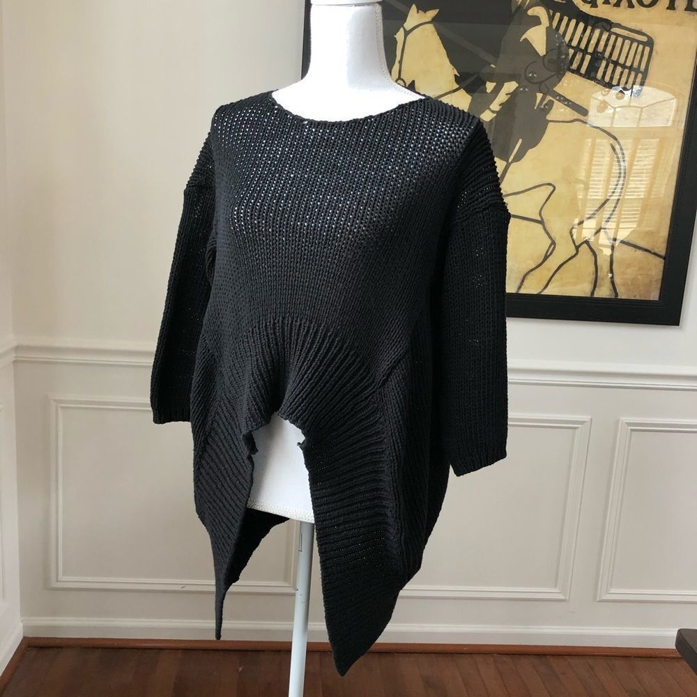 Boheme Sweater Shark Bite Hem Indie Sleaze Size 2